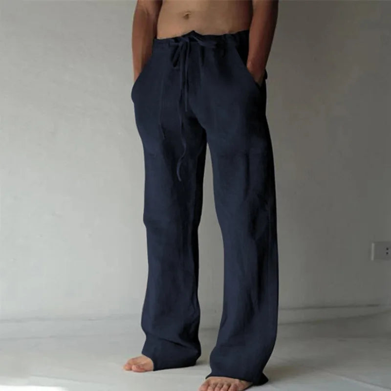 PANTALONES DE LINO